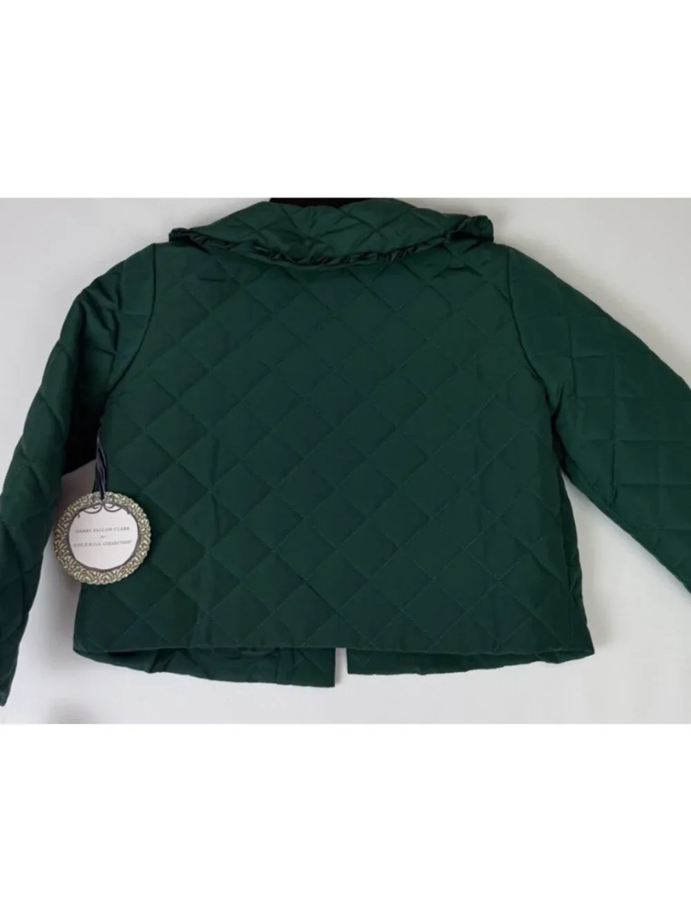 Edgehill SIZE 4T Collection Girls Quilted Green Jacket NWT Boutique